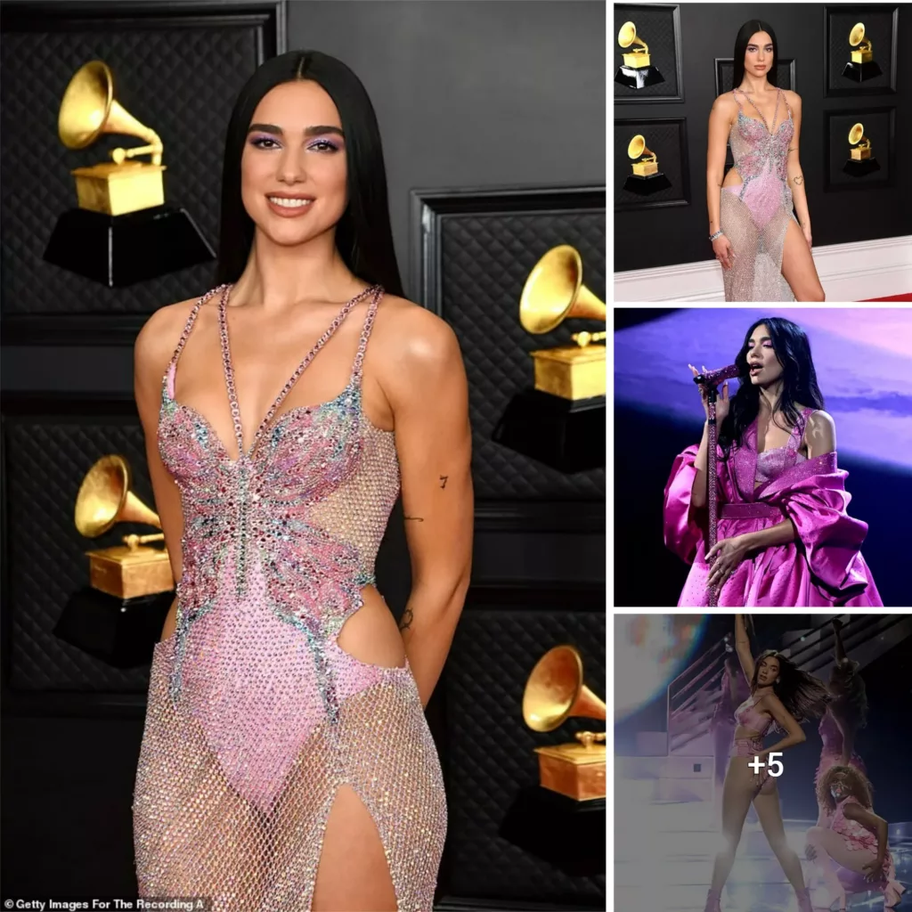 Dazzling Dua Lipa steals the show at the Grammys with sophisticated style